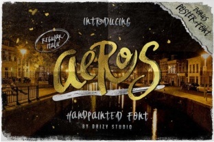 Aeros Font: A Bold Choice for Grunge-Inspired Campaigns