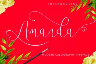 Amanda: A Handwritten Script Font for Editorial Design