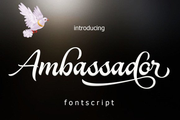 Ambassador: A Handwritten Font for Editorial Design