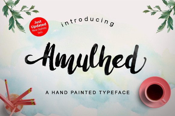 Amulhed Brush: A Premium Script Font for Memorable Branding