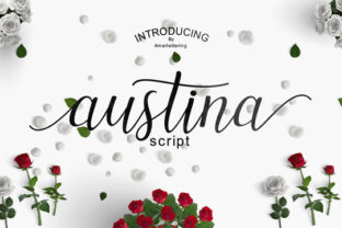 Austina Script Font for Business Branding