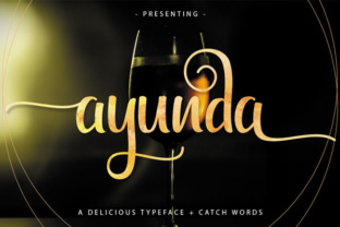 Ayunda Font Review: A Handwritten Typeface for Creative Branding