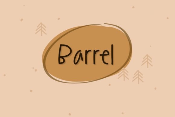 Barrel Font: A Chalky Script for Business Branding