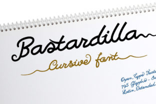 Bastardilla Font: A Handwritten Typeface for Digital Designers