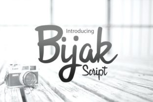 Bijak Font: A Handwritten Typeface for Editorial Elegance