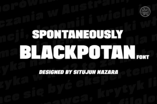 Blackplotan Font: A Bold Choice for Creative Product Makers