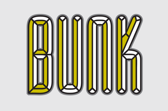 Bunk: A Versatile Sans Serif Font System for Classic Branding