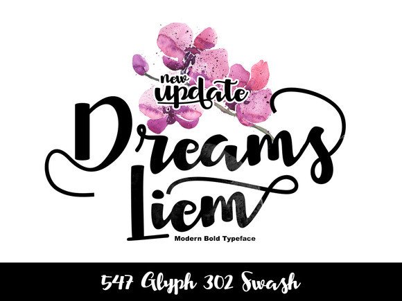Dreams Liem Font: A Script Typeface That Elevates Every Design