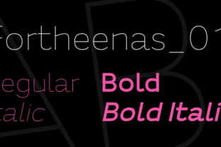 Fortheenas 01 Font for Modern Web Design and Branding Projects