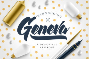 Geneva Font: A Handwritten Typeface for Beautiful Craft Projects