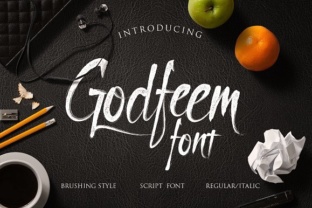 Godfeem Font Review: A Creative Brush Script for Editorial Design