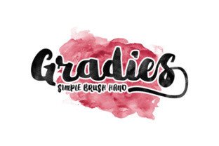 Gradies Font: A Handwritten Script for Creative Product Makers
