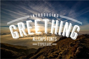 Greething Sans: A Vintage Sans Serif Typeface for Modern Branding