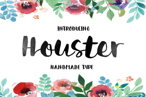 Houster Font Review: A Handwritten Script for Creative Projects
