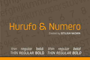 Hurufo Numero: A Typeface for Thoughtful Design