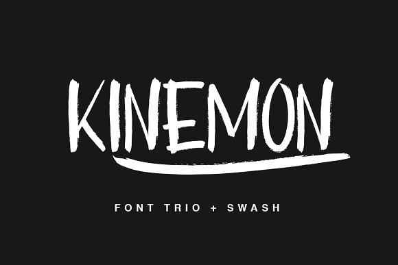 Kinemon Brush Font Review for Small Business Branding