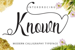 Known: A Handwritten Script Font for Campaign Design