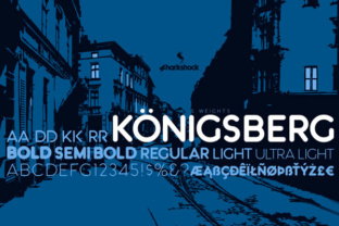 Königsberg: A Soft Display Font for Modern Editorial Design