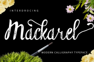 Mackarel Font: A Script Handwritten Typeface for Creative Branding