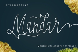 Mandar Handwritten Script Font Review for Editorial Design