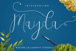 Mayda Handwritten Script Font for Editorial Design