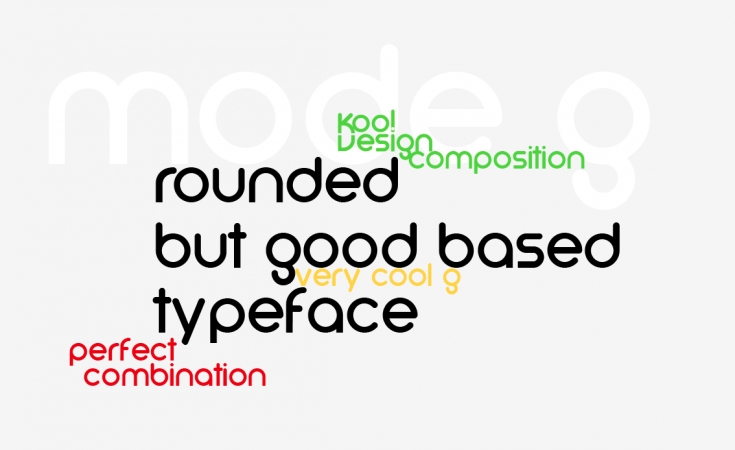 ModeG: A Sans Serif Font for Strong, Geometric Branding