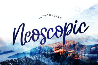 Neoscopic Brush Font: A Handwritten Typeface for Polished Branding