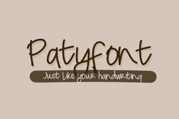 Paty Font: A Handwritten Touch for Your Brand