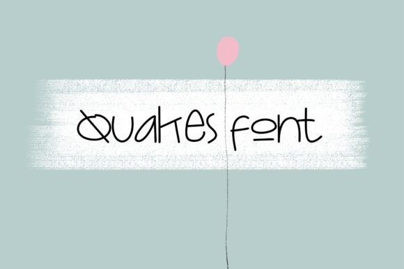 Quakes Font: A Playful Script for Creative Projects