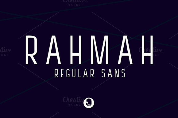 Rahmah Font for Modern Editorial Design