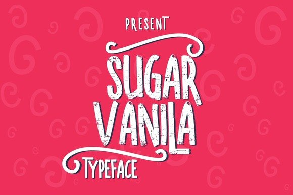Sugar Vanila: A Sweet Display Font for Editorial Design