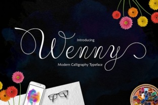Wenny Script: A Modern Handwritten Typeface for Editorial Design