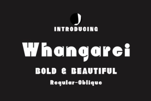 Whangarei Typeface for Clean Brand Identity